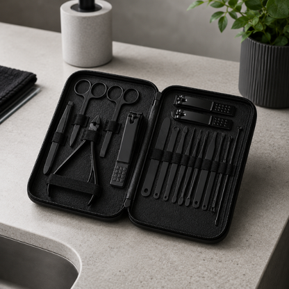 18Pcs Nail Grooming Set | Stainless Steel