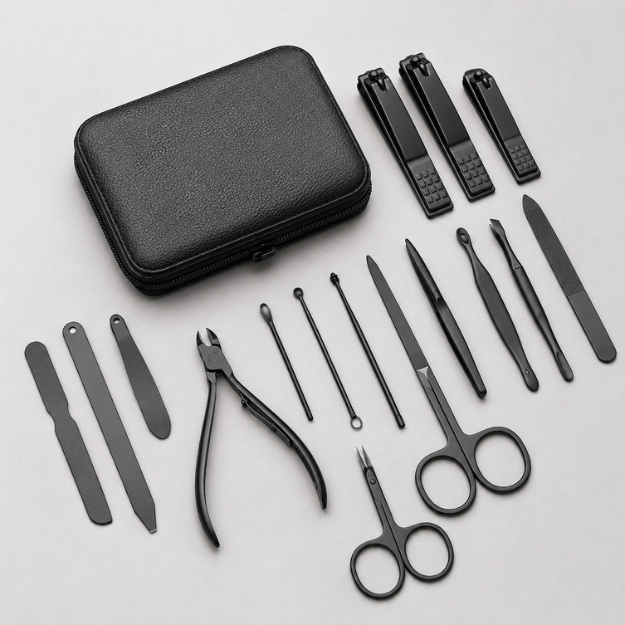 18Pcs Nail Grooming Set | Stainless Steel